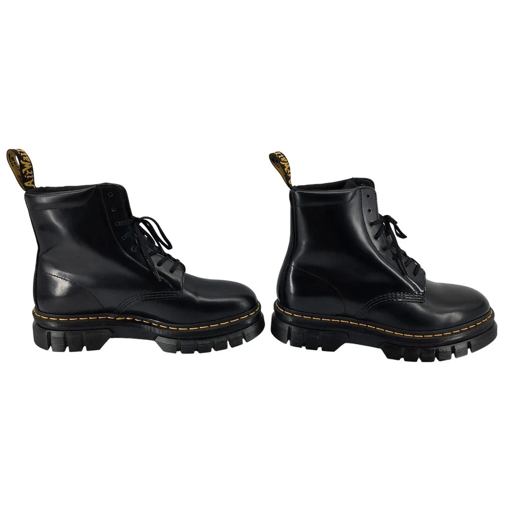 Dr. Martens Rikard 8I Black Platform Combat Boots Mens 9‎ Womens 10 Streetwear